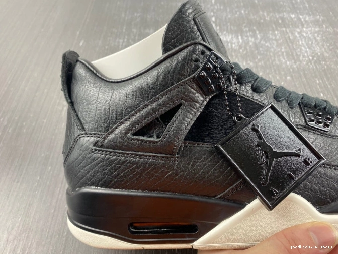 Cheap 819139-010 Jordan 4 Pony Retro Hair Black 0702